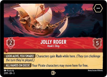Jolly Roger - Hook's Ship (27) [Disney Lorcana Promo Cards]