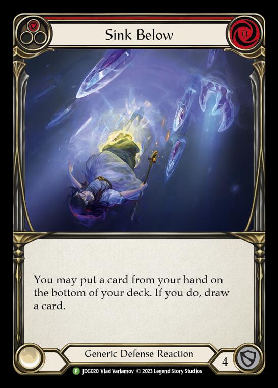Sink Below (Red) [JDG020] (Promo) Cold Foil