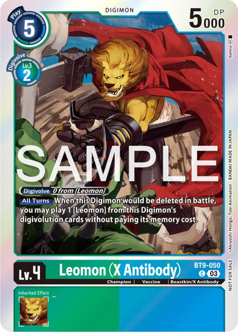 Leomon (X Antibody) [BT9-050] (Winner Pack -Exceed Apocalypse-) [X Record Promos]