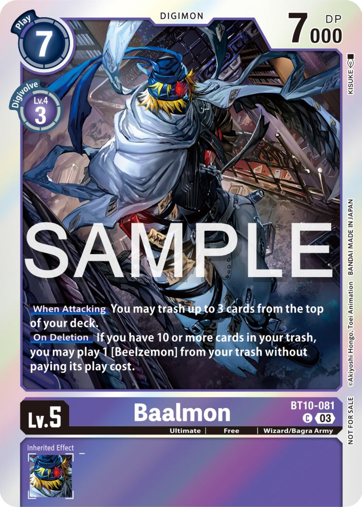 Baalmon [BT10-081] (Winner Pack -Exceed Apocalypse-) [Xros Encounter Promos]