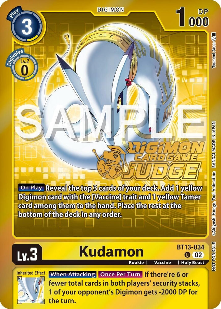 Kudamon [BT13-034] (Judge Pack 5) [Versus Royal Knights Promos]