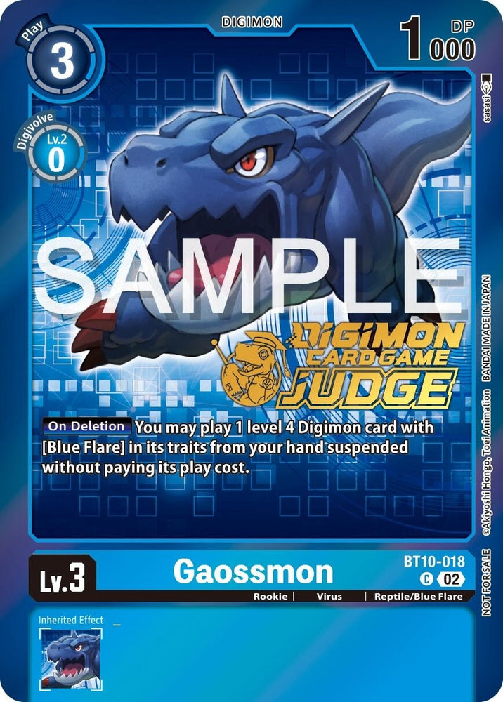 Gaossmon [BT10-018] (Judge Pack 5) [Xros Encounter Promos]