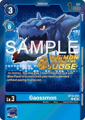 Gaossmon [BT10-018] (Judge Pack 5) [Xros Encounter Promos]