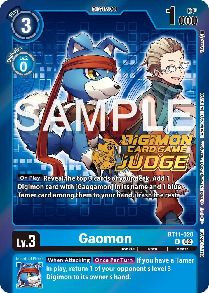 Gaomon [BT11-020] (Judge Pack 5) [Dimensional Phase Promos]