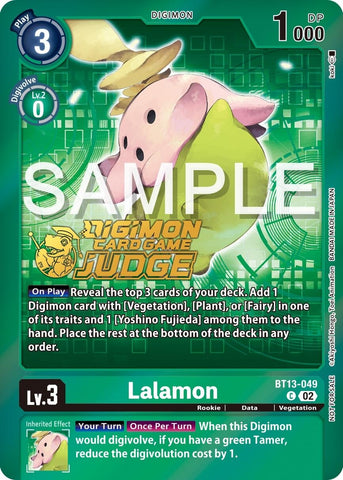 Lalamon [BT13-049] (Judge Pack 5) [Versus Royal Knights Promos]
