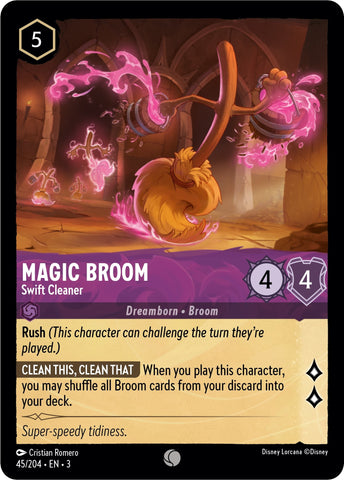 Magic Broom - Swift Cleaner (45/204) [Into the Inklands]