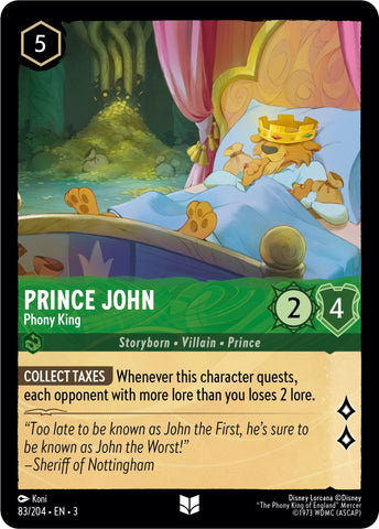 Prince John - Phony King (83/204) [Into the Inklands]