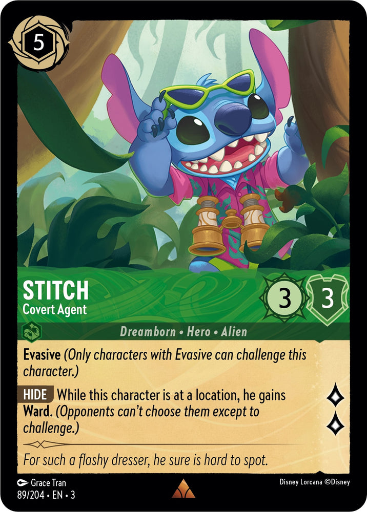 Stitch - Covert Agent (89/204) [Into the Inklands]