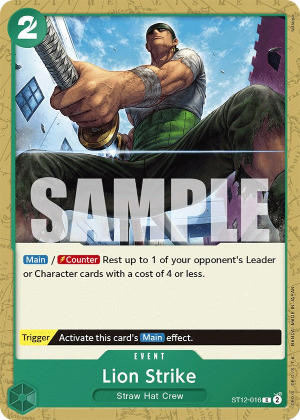 Lion Strike (ST12-016) [Starter Deck Zoro and Sanji]