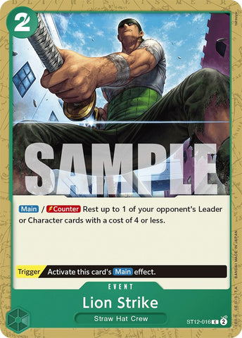 Lion Strike (ST12-016) [Starter Deck Zoro and Sanji]