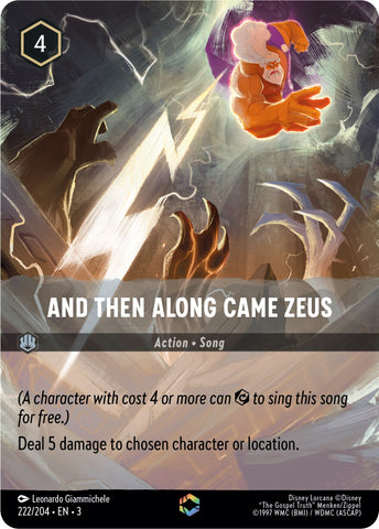 Image for And Then Along Came Zeus (Enchanted) (222/204) [Into the Inklands]