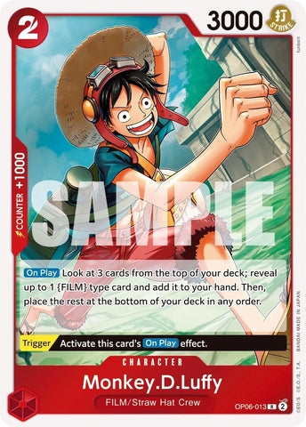 Monkey.D.Luffy (OP06-013) [Wings of the Captain]