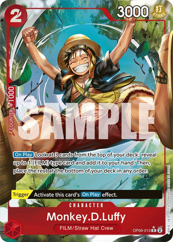 Monkey.D.Luffy (Alternate Art) (OP06-013) [Wings of the Captain]