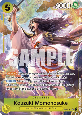 Kouzuki Momonosuke (Alternate Art) (OP06-107) [Wings of the Captain]