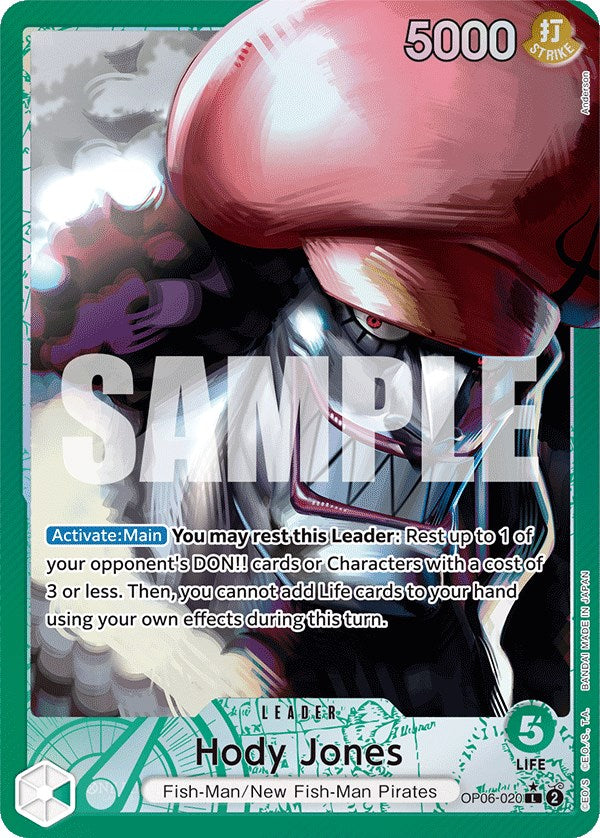Hody Jones (Alternate Art) (OP06-020) [Wings of the Captain]