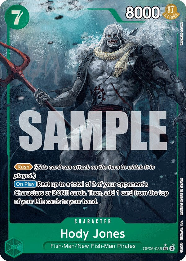 Hody Jones (Alternate Art) (OP06-035) [Wings of the Captain]