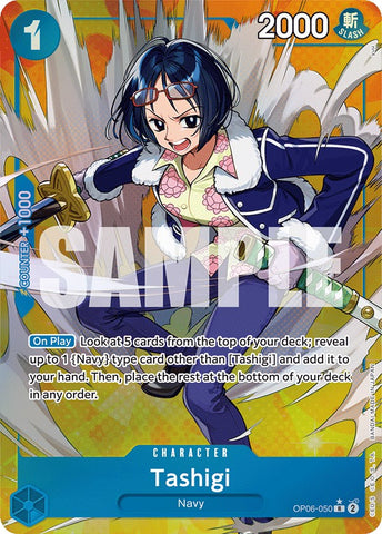 Tashigi (Alternate Art) (OP06-050) [Wings of the Captain]