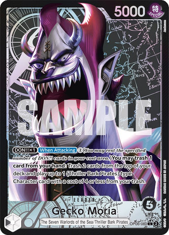Gecko Moria (Alternate Art) (OP06-080) [Wings of the Captain]
