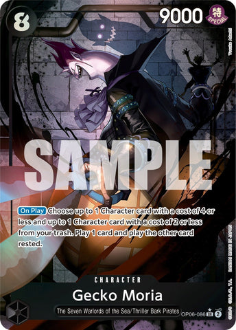 Gecko Moria (Alternate Art) (OP06-086) [Wings of the Captain]