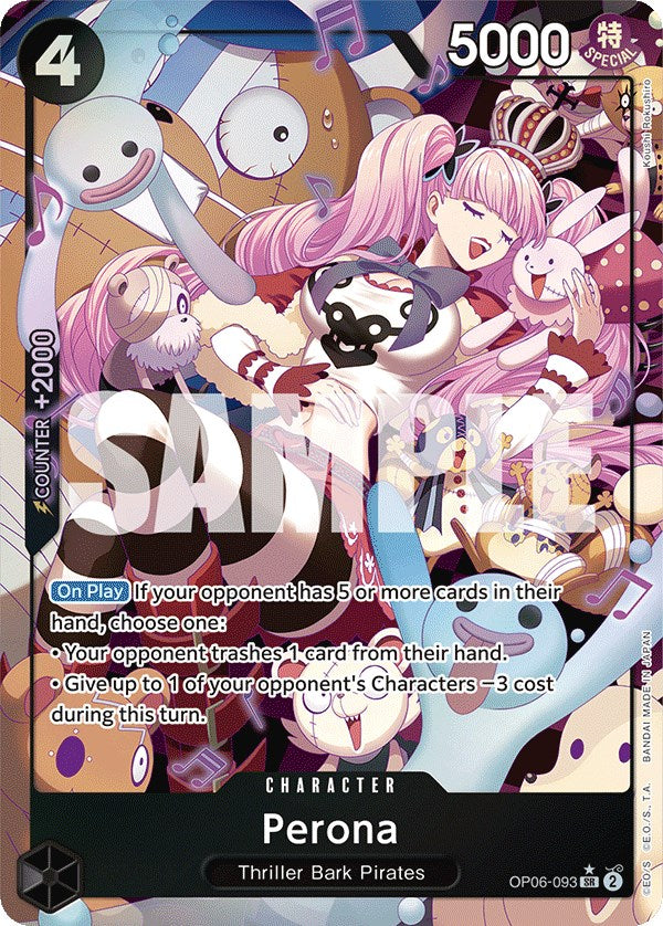 Perona (Alternate Art) (OP06-093) [Wings of the Captain]