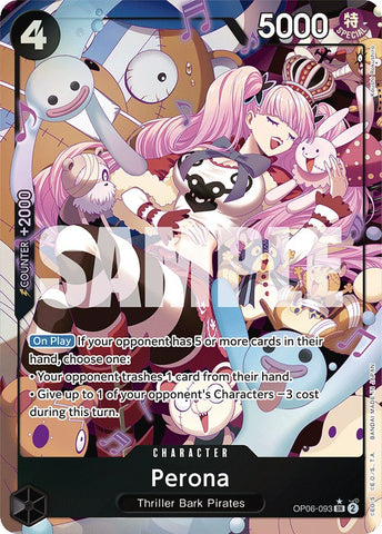 Perona (Alternate Art) (OP06-093) [Wings of the Captain]