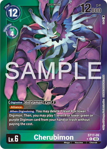 Cherubimon [ST17-09] (Secret Pack) [Starter Deck: Double Typhoon Advanced Deck Set Promos]