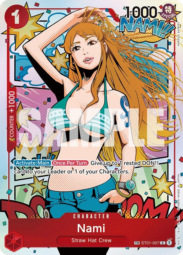Nami (Alternate Art) (ST01-007) [Wings of the Captain]