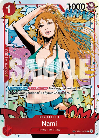 Nami (Alternate Art) (ST01-007) [Wings of the Captain]