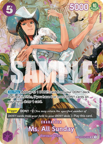 Ms. All Sunday (SP) (OP04-064) [Wings of the Captain]