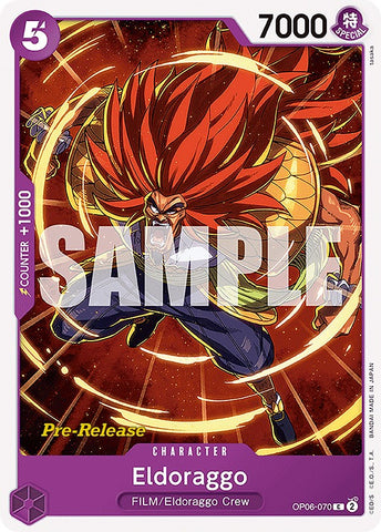 Eldoraggo (OP06-070) [Wings of the Captain Pre-Release Cards]