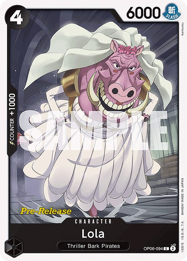 Lola (OP06-094) [Wings of the Captain Pre-Release Cards]