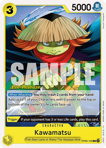 Kawamatsu (OP06-103) [Wings of the Captain Pre-Release Cards]
