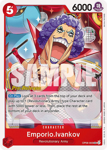 Emporio.Ivankov (OP06-003) [Wings of the Captain Pre-Release Cards]