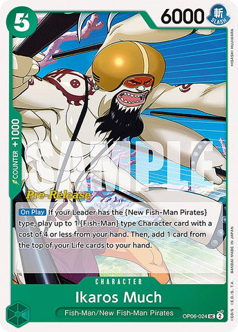 Ikaros Much (OP06-024) [Wings of the Captain Pre-Release Cards]