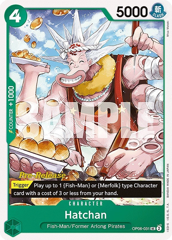 Hatchan (OP06-031) [Wings of the Captain Pre-Release Cards]