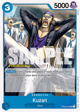 Kuzan (OP06-045) [Wings of the Captain Pre-Release Cards]