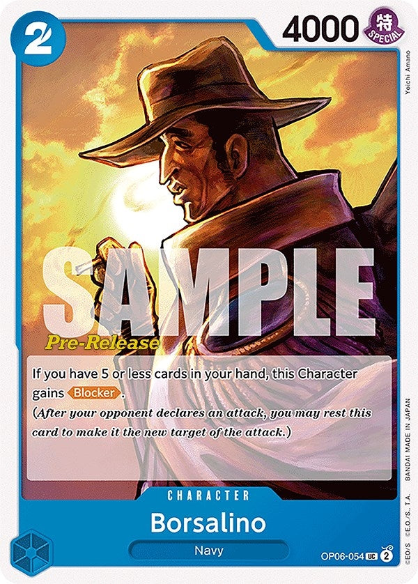 Borsalino (OP06-054) [Wings of the Captain Pre-Release Cards]