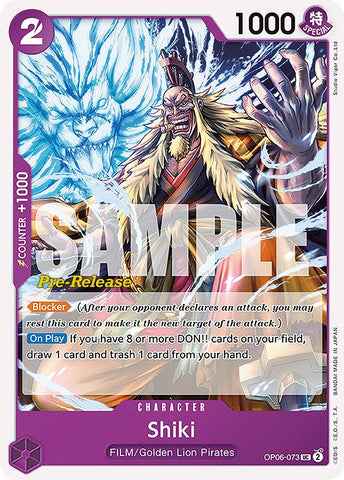 Shiki (OP06-073) [Wings of the Captain Pre-Release Cards]