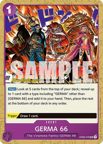 GERMA 66 (OP06-078) [Wings of the Captain Pre-Release Cards]
