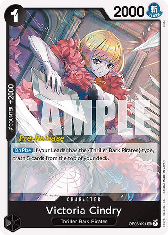 Victoria Cindry (OP06-091) [Wings of the Captain Pre-Release Cards]