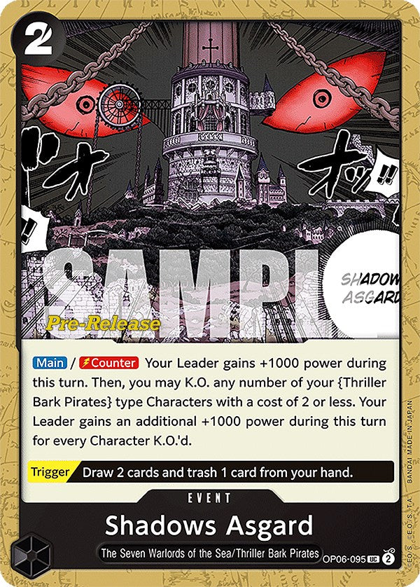 Shadows Asgard (OP06-095) [Wings of the Captain Pre-Release Cards]