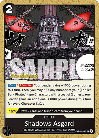 Shadows Asgard (OP06-095) [Wings of the Captain Pre-Release Cards]
