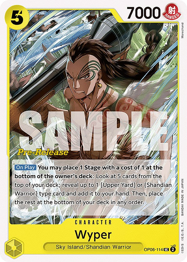 Wyper (OP06-114) [Wings of the Captain Pre-Release Cards]