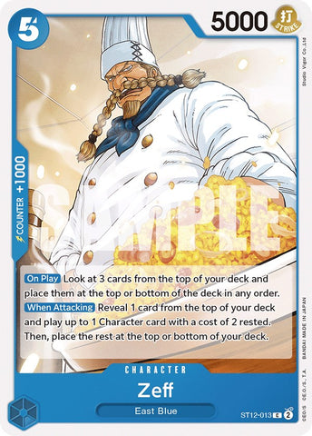 Zeff (ST12-013) [Starter Deck: Zoro and Sanji]