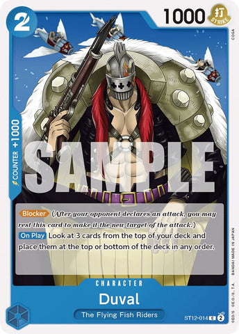 Duval (ST12-014) [Starter Deck: Zoro and Sanji]