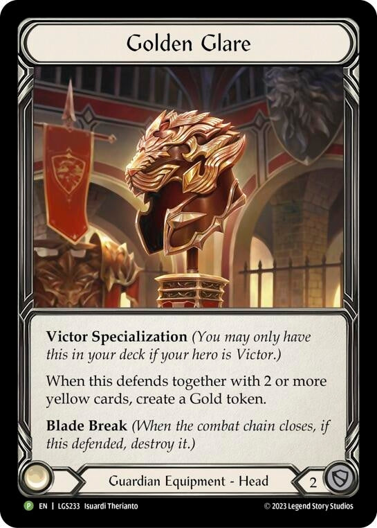 Golden Glare [LGS233] (Promo) Rainbow Foil
