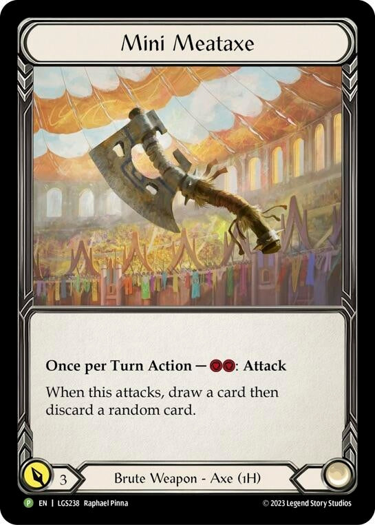 Mini Meataxe [LGS238] (Promo) Rainbow Foil