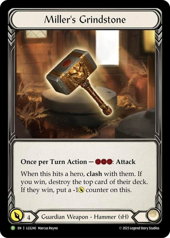 Miller's Grindstone [LGS240] (Promo) Rainbow Foil
