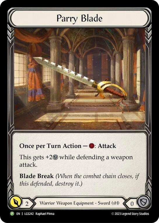 Parry Blade [LGS242] (Promo) Rainbow Foil