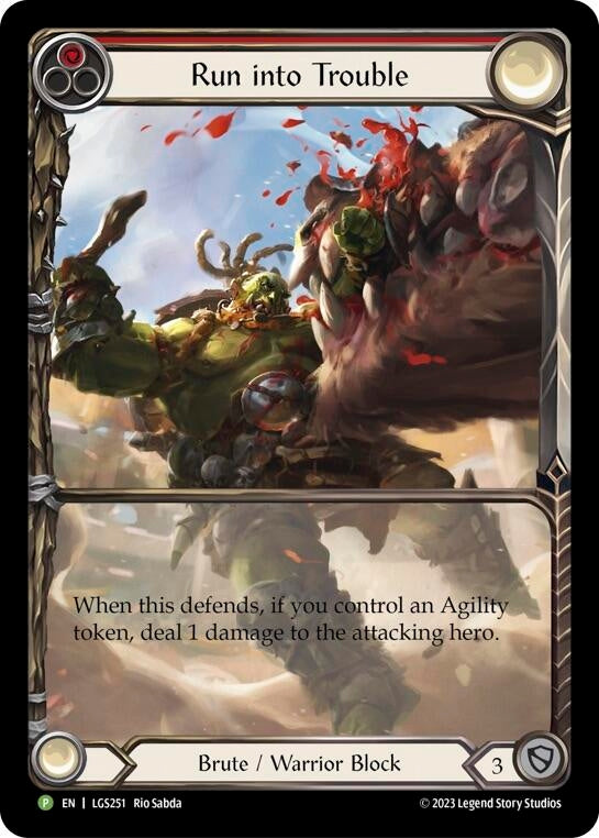 Run into Trouble [LGS251] (Promo) Rainbow Foil